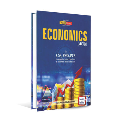 JWT Economics MCQS Book for CSS PMS PCS by Saba Asghar Bhutta Multan Kitab Ghar