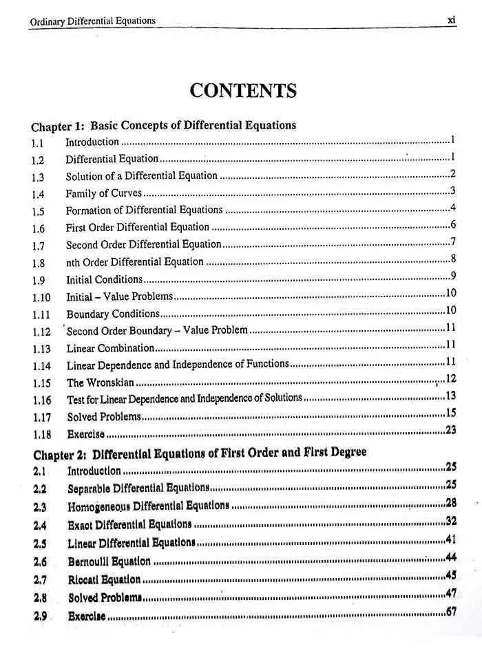 Ordinary Differential Equations Book By Dr Nawazish Ali Shah