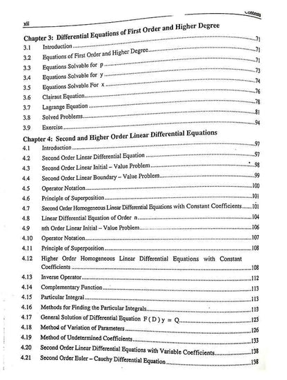 Ordinary Differential Equations Book By Dr Nawazish Ali Shah
