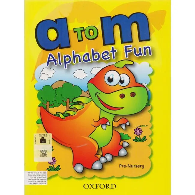 Oxford A To M Alphabet Fun Book For Nursery Multan Kitab Ghar