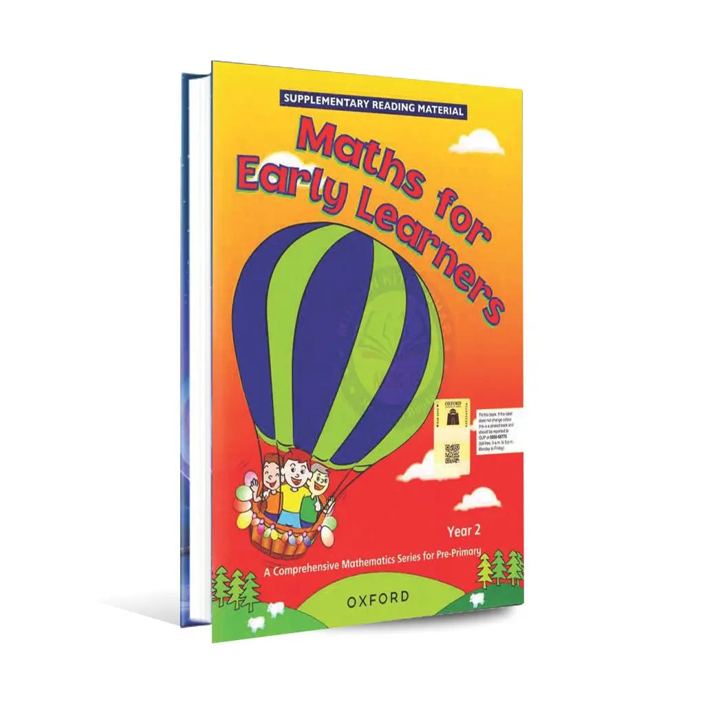 Oxford Maths For Early Learners Book For Year 2 A Comprehensive Mathematics Series for Pre-Primary Multan Kitab Ghar