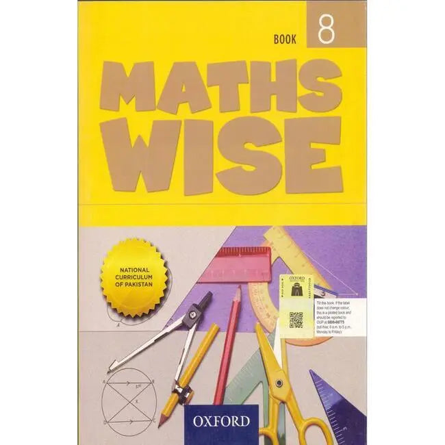 Oxford Mathswise Book for class 8 Multan Kitab Ghar