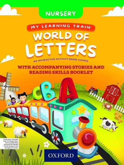 Oxford My Learning Train World of Letter Book For Nursery Class Multan Kitab Ghar