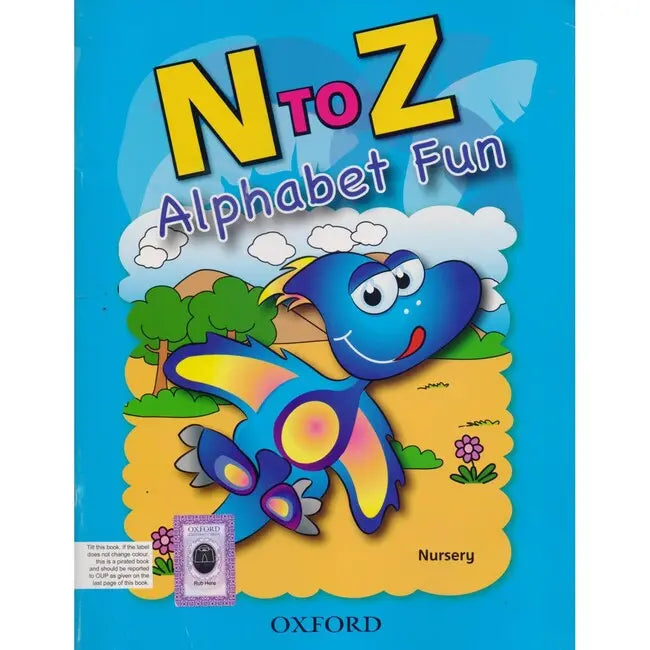 Oxford N TO Z Alphabet Fun Book For Nursery Multan Kitab Ghar