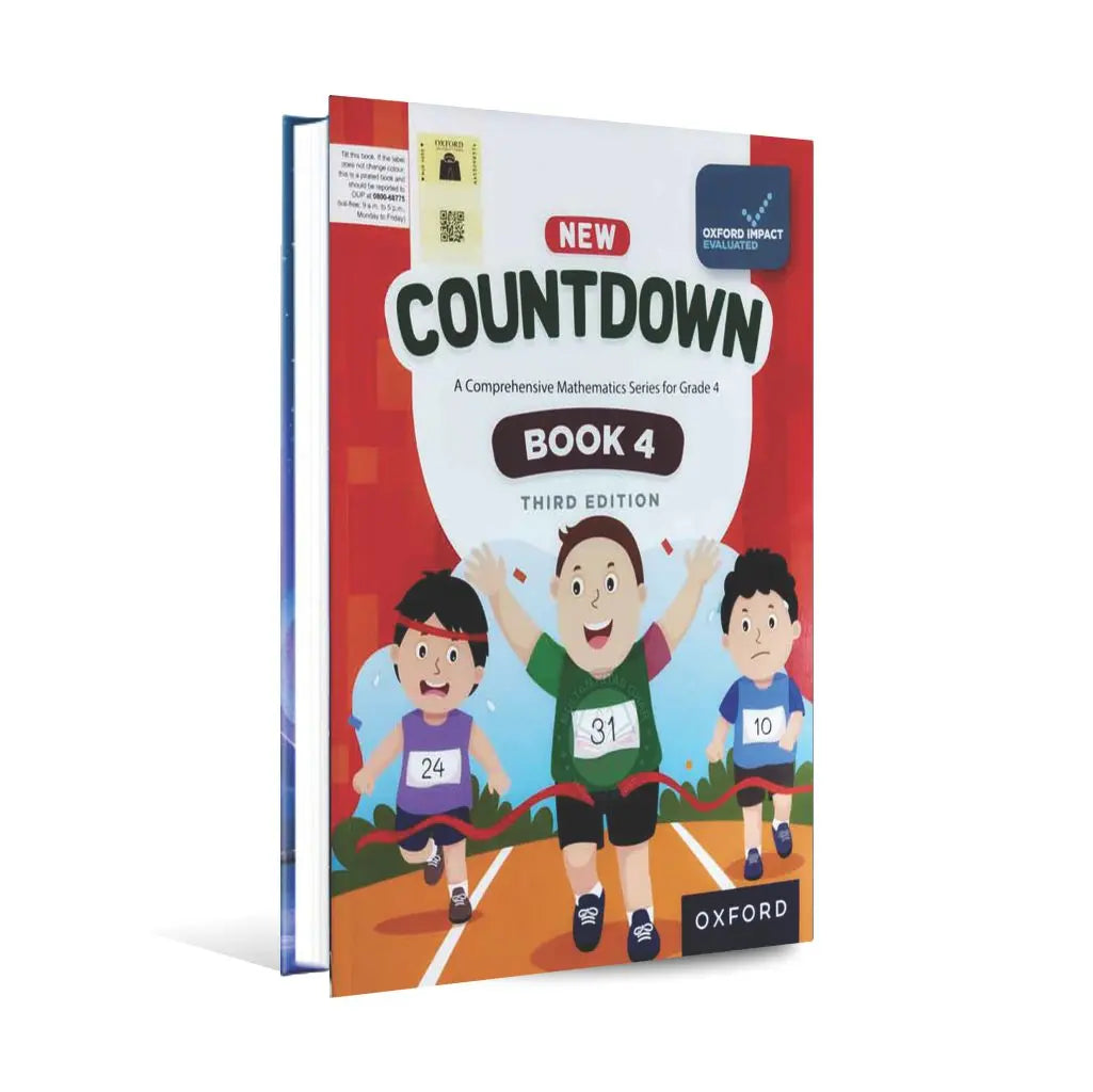 Oxford New Countdown Book 4 A Comprehensive Mathematics Series for Grade 4 Third Edition Multan Kitab Ghar