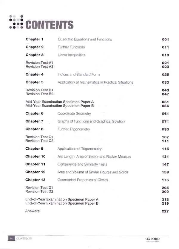 Oxford New Syllabus Mathematics Workbook 3 – 7th Edition