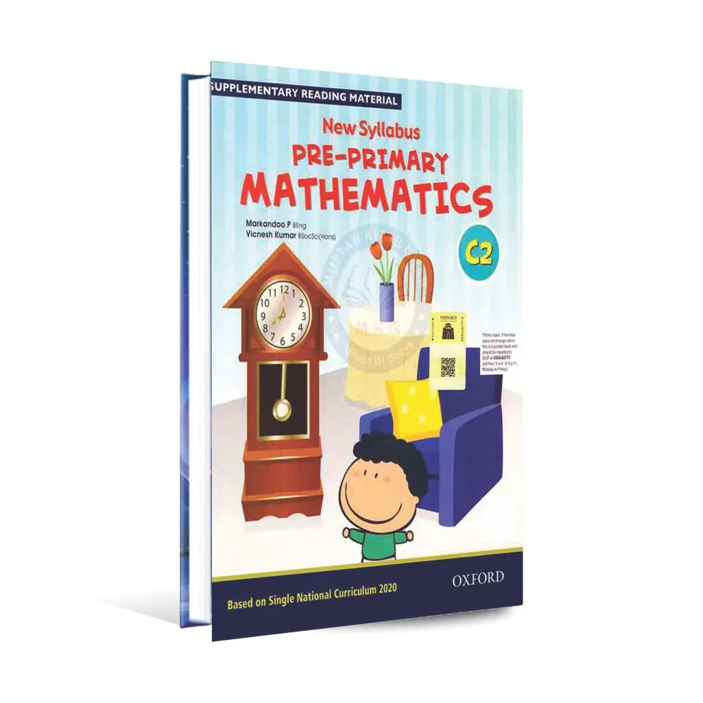 Oxford New Syllabus Pre Primary Mathematics C2 Book by Oxford University Press Multan Kitab Ghar