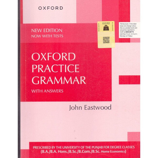 Oxford Practice Grammar Book with Answers by John Eastwood