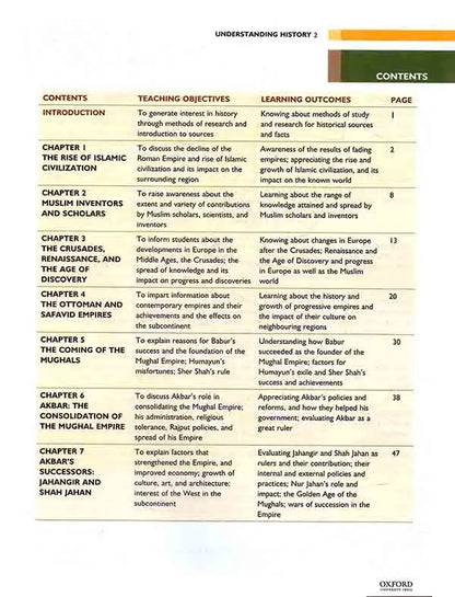 Oxford Understanding History Based on the Pakistan National Curriculum 2006 for Class 7th Book 2 By Ismat Riaz Multan Kitab Ghar