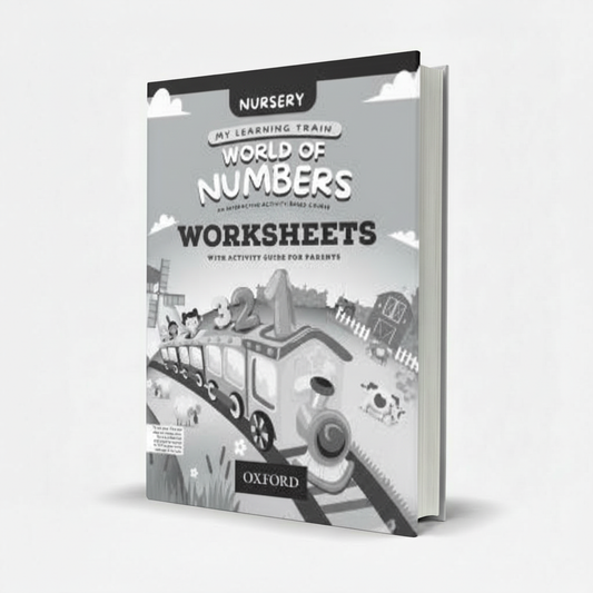Oxford My Learning Train World of Numbers Worksheets Nursery Book - MKG