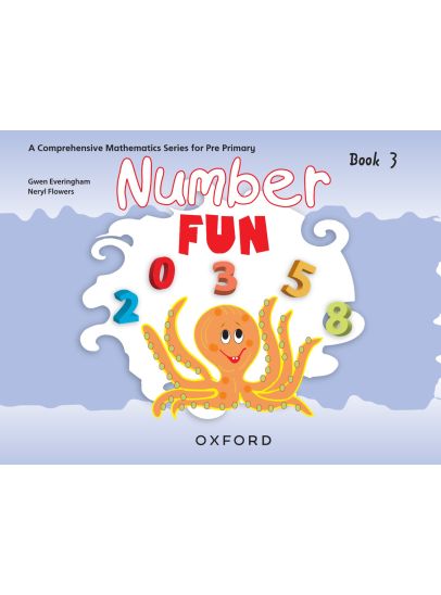 Oxford Number Fun Book 3 for Pre-Primary by Gwen Everingham & Neryl Flowers MKG