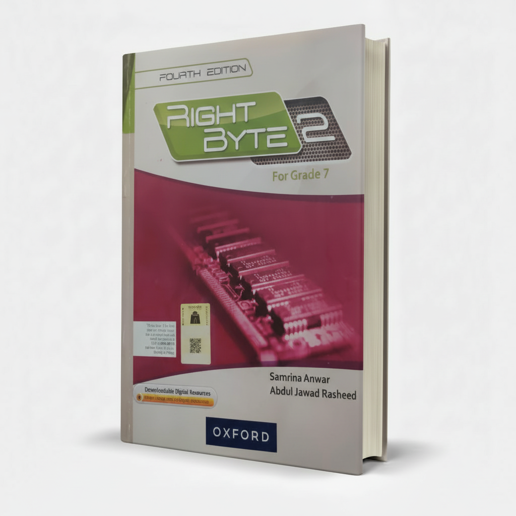 Oxford Right Byte Book 2 for Grade 7 Computer Studies by Samrina Anwar - MKG