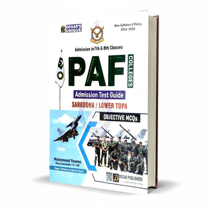 PAF Colleges Admission in 7,8 Class Guide by Dogar Publishers