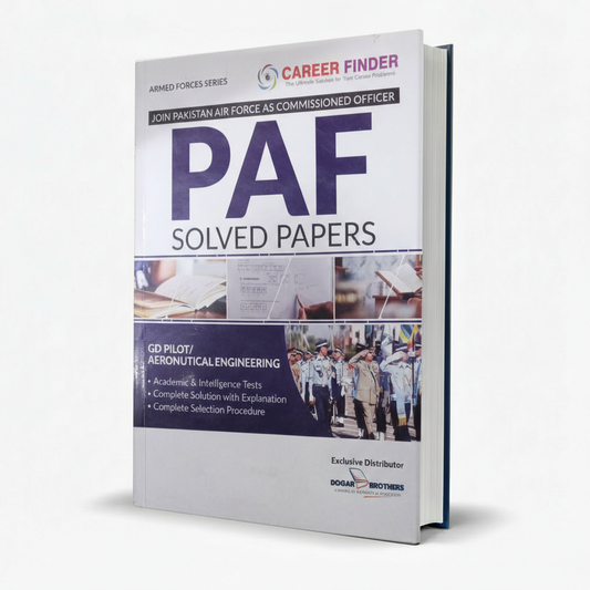 PAF Solved Papers GD Pilot & Aeronautical Engineering by Dogar MKG