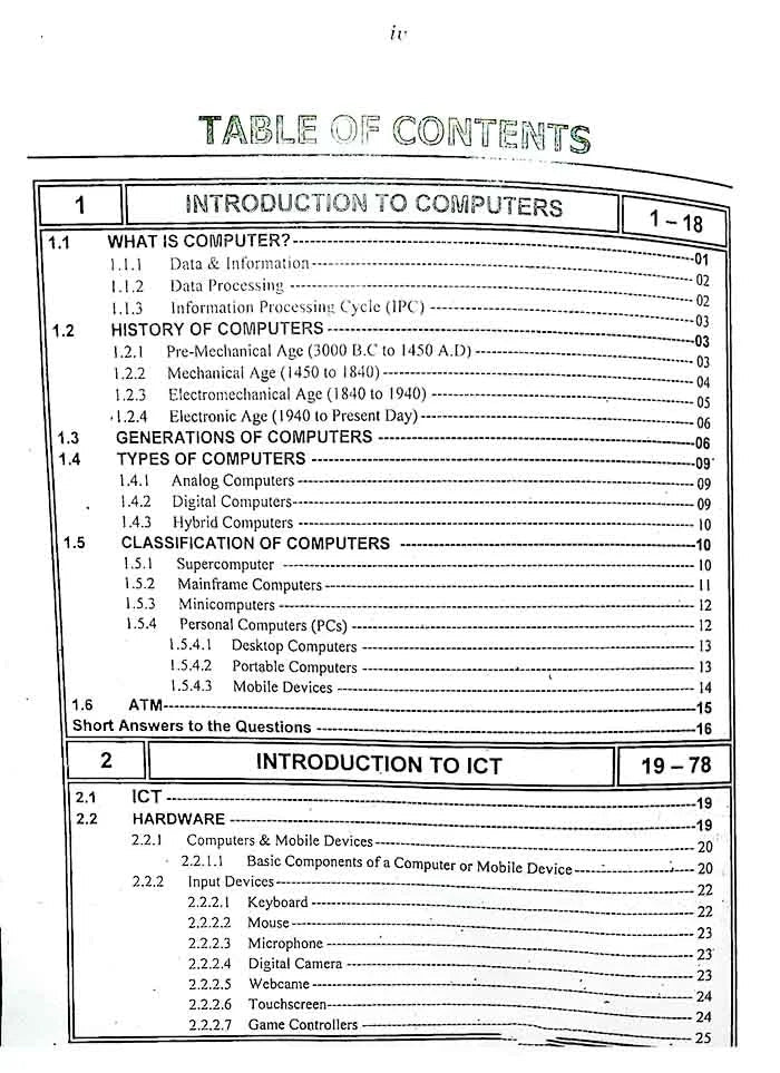 PM Series Applications of ICT for BS, ADP By C M Aslam