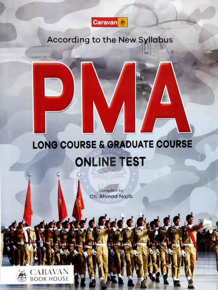 Caravan PMA Long Course Graduate Course Online test By Ch Ahmad Najib Multan Kitab Ghar