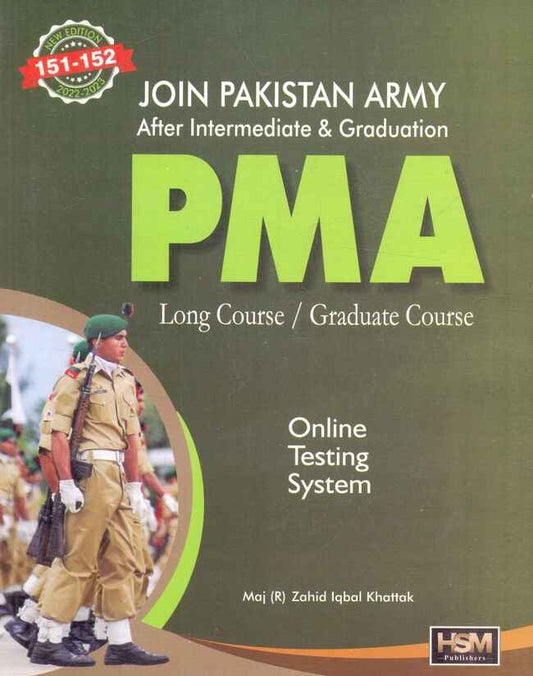 PMA Long, Graduate Course Book By Maj Zahid Iqbal Khattak Multan Kitab Ghar