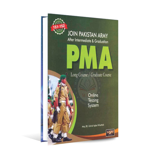 PMA Long, Graduate Course Book By Maj Zahid Iqbal Khattak Multan Kitab Ghar