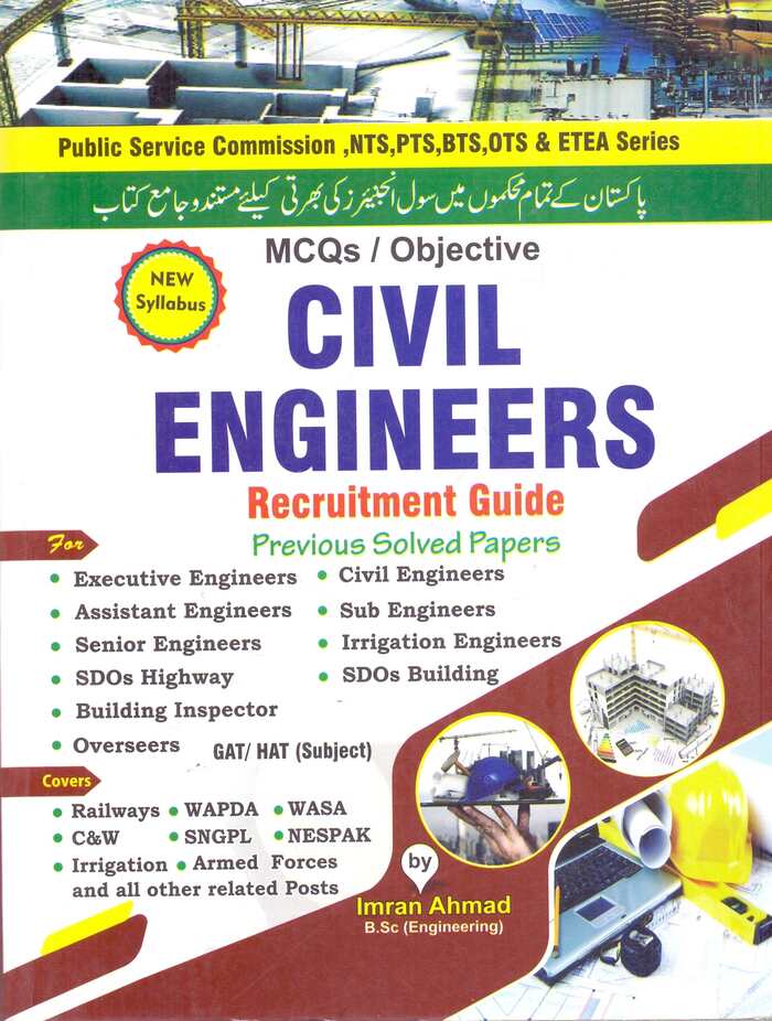 PPSC Civil Engineering Guide MCQs Book By Imran Ahmad