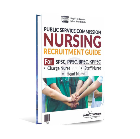 PPSC Nursing Recruitment Guide Book by Dogar Brothers - Multan Kitab Ghar
