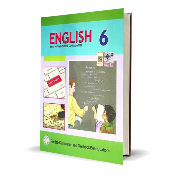 PTB English Textbook for Class 6 by Punjab Textbook Board - MKG