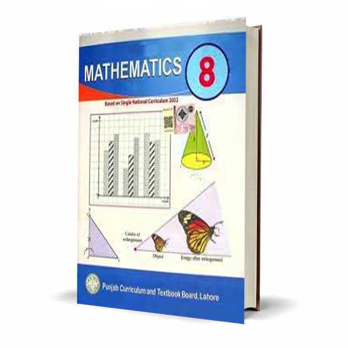 PTB Mathematics Book for Class 8 by Punjab Textbook Board - MKG