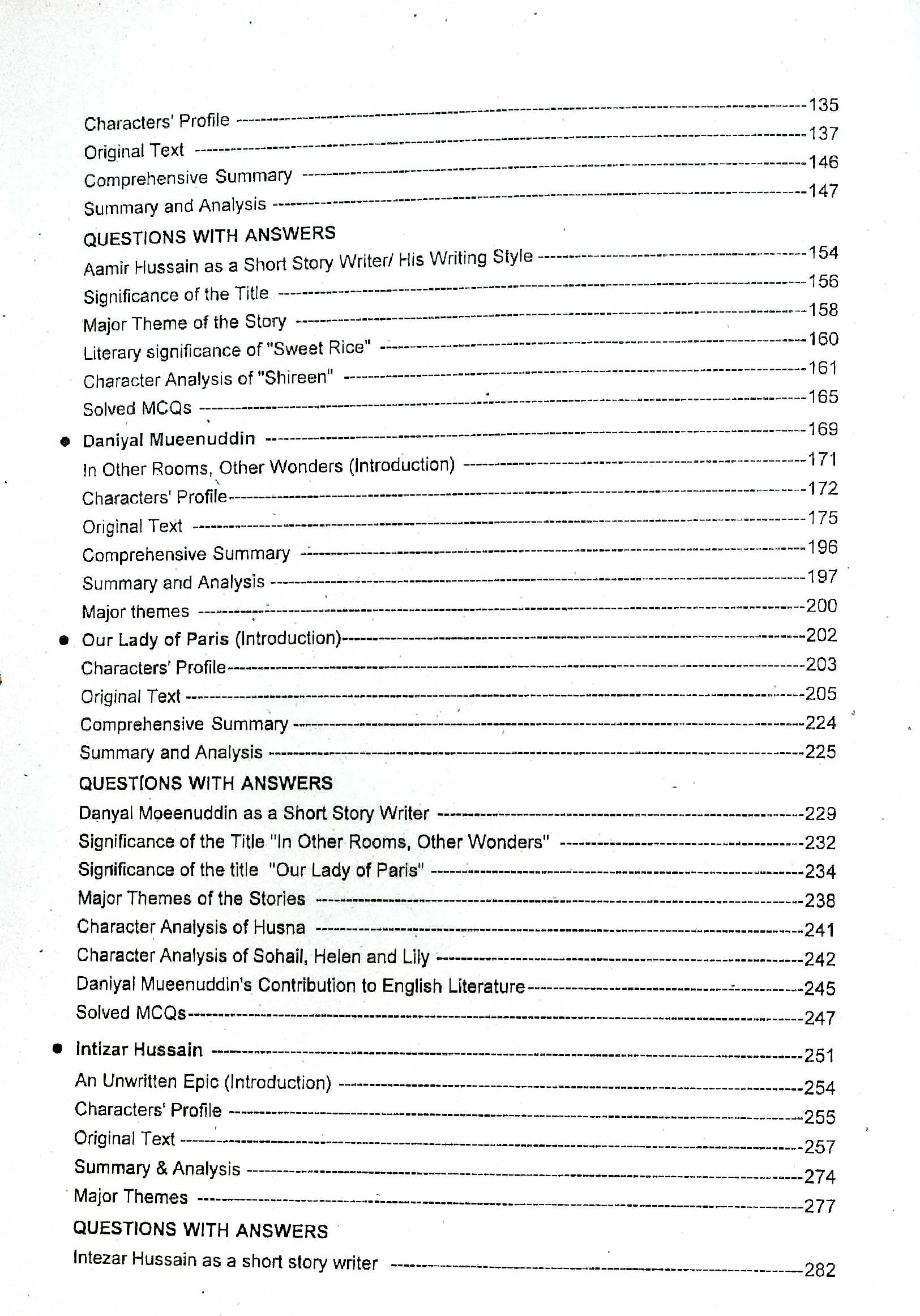 Pace Series Pakistani Literature in English BS English by Tariq Javed - MKG