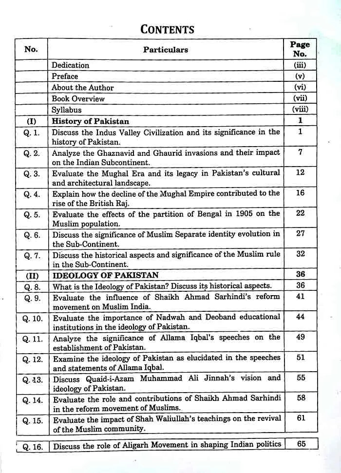 Pakistan Chronicles Navigating Ideals and Realities book for CSS, PMS By M Akram Bhutto Multan Kitab Ghar