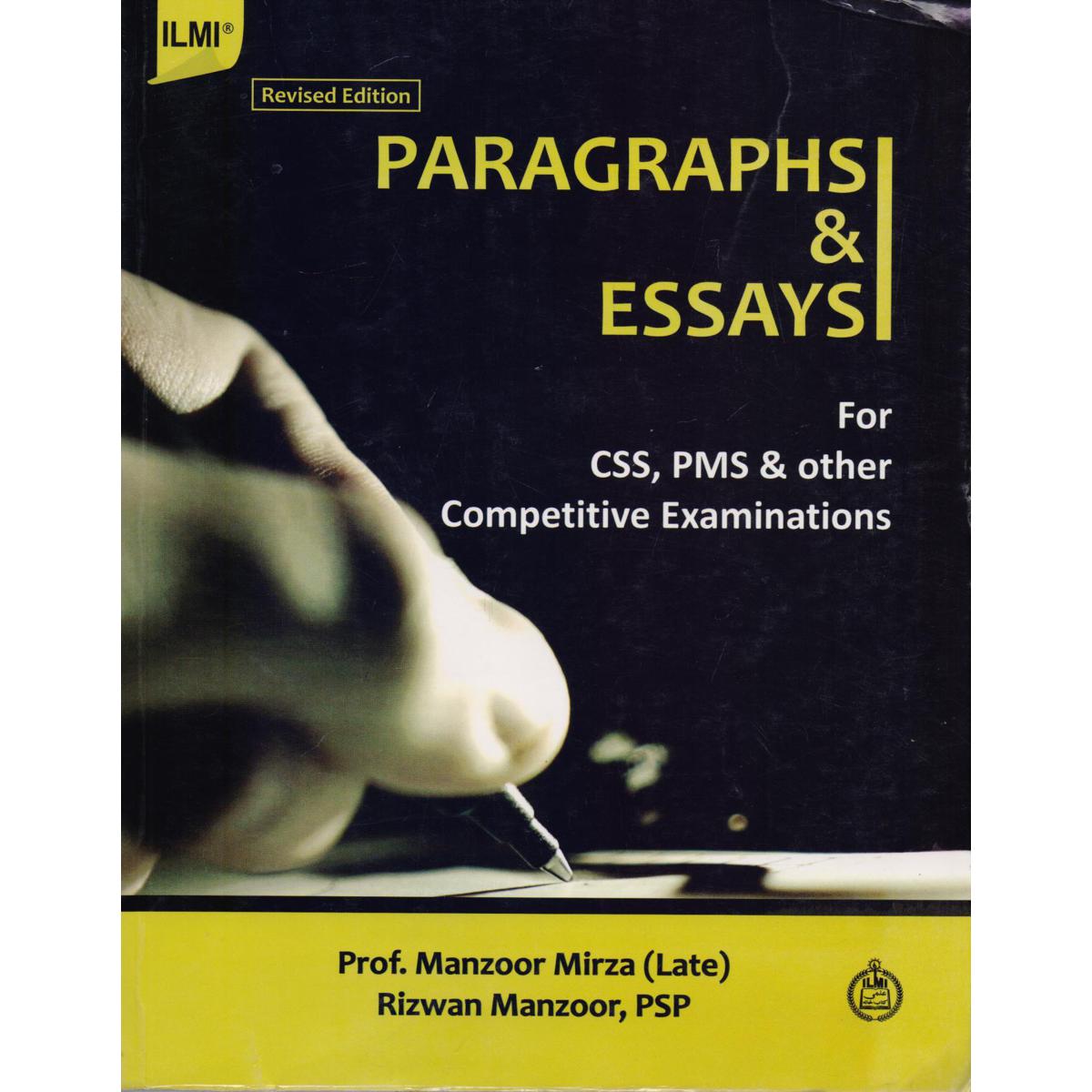 Ilmi Paragraphs and Essays for CSS, PCS (Updated & Comprehensive Edition) - MKG