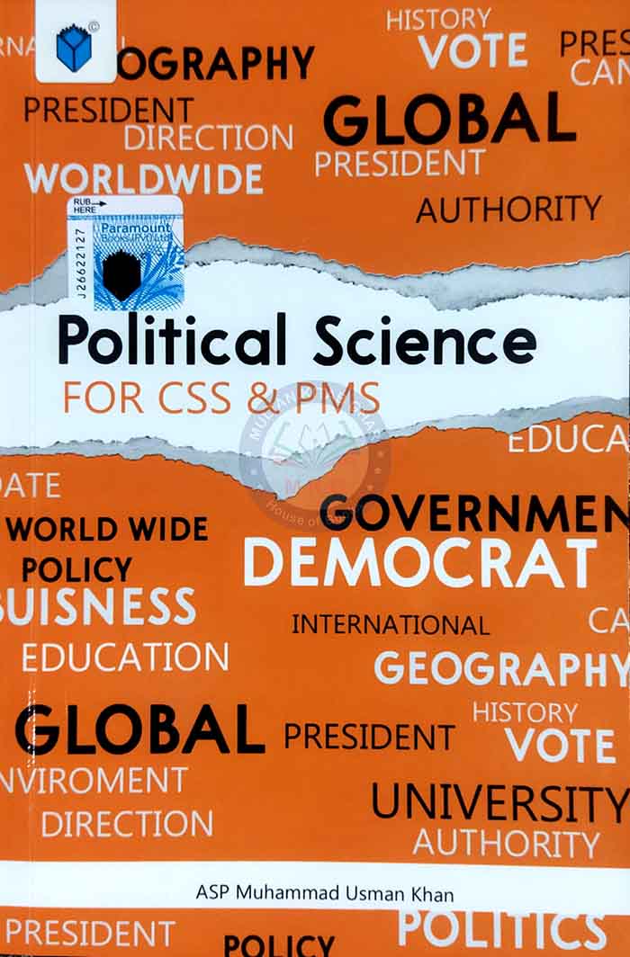 Paramount Political Science For CSS & PMS By ASP Muhammad Usman Khan Multan Kitab Ghar