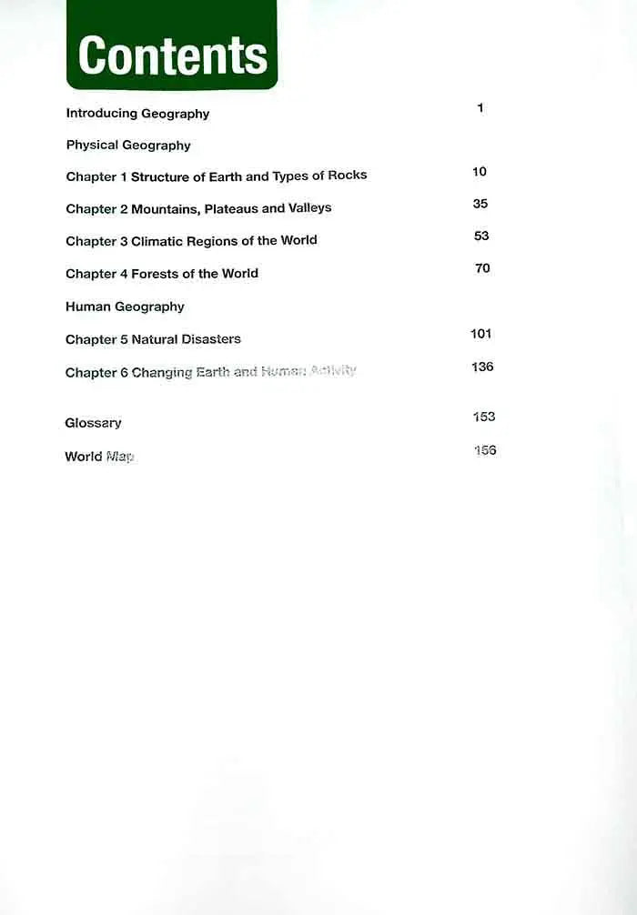 Paramount Window to World Geography for Class 6th Based on Single National Curriculum 2022 Multan Kitab Ghar