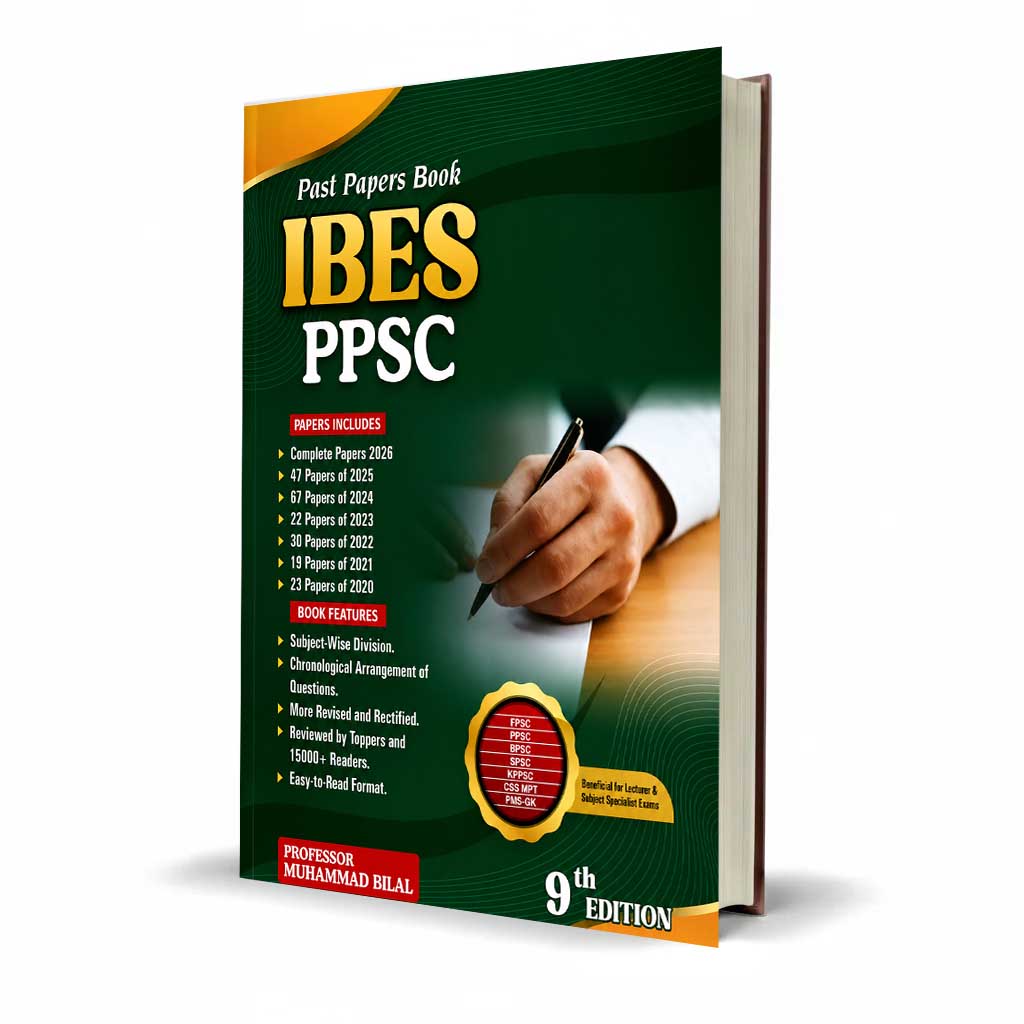 Past Papers Book IBES PPSC – 9th Edition for Competitive Exams 2026