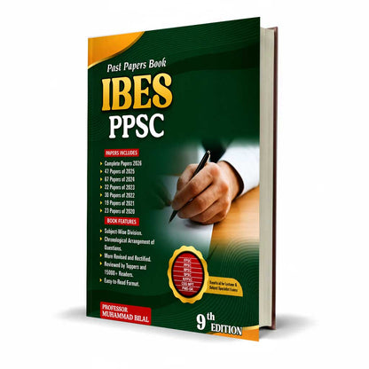 Past Papers Book IBES PPSC – 9th Edition for Competitive Exams 2026