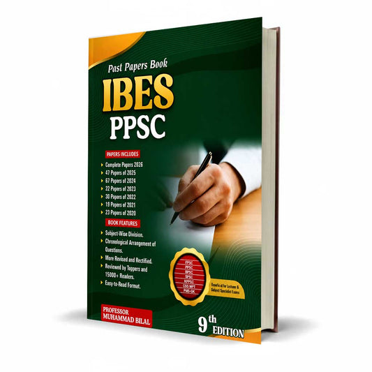 Past Papers Book IBES PPSC – 9th Edition for Competitive Exams 2026