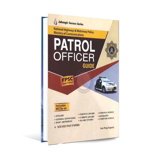 Patrol Officer Guide Book for FPSC Exams Pattern By Jahangir Success Series