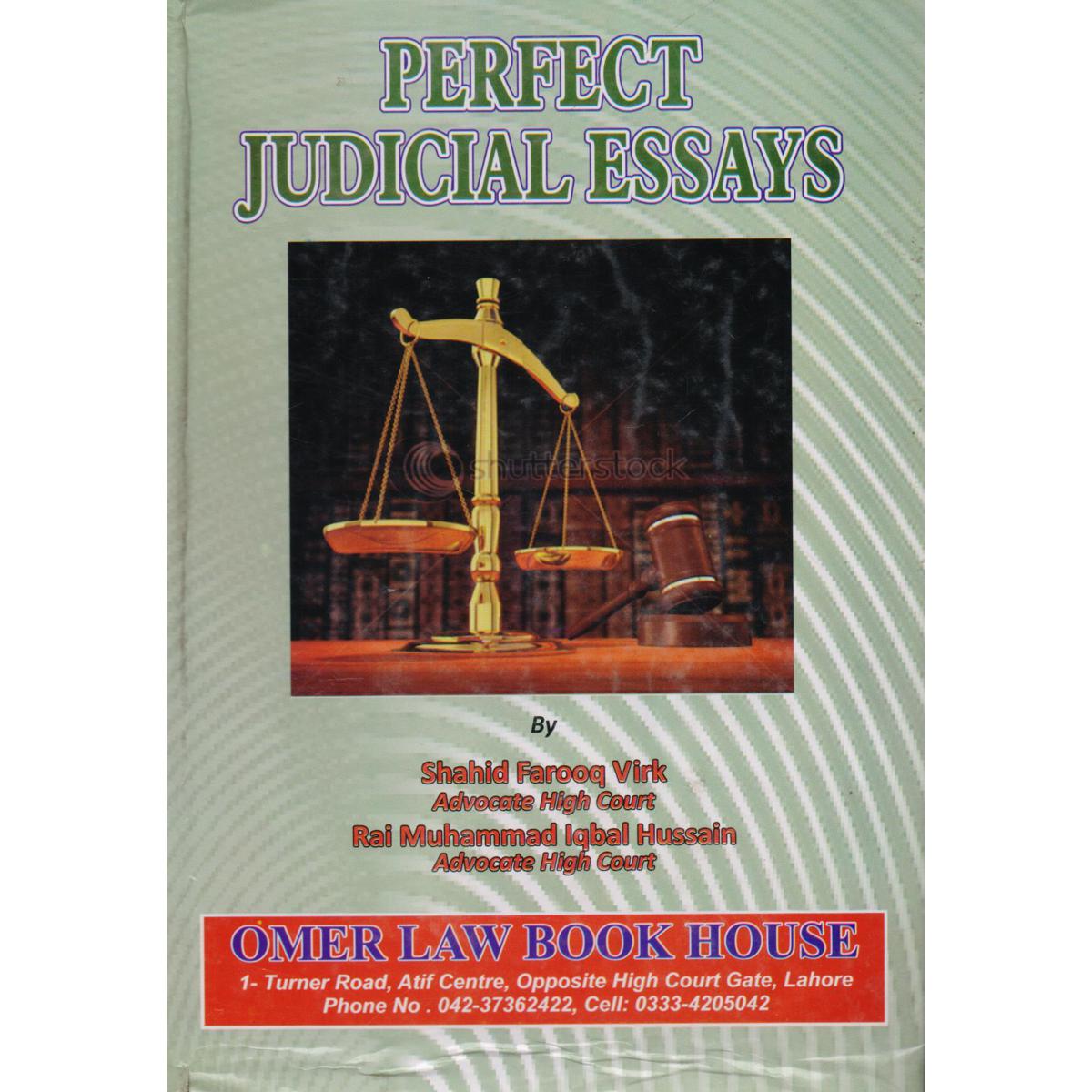 PerfectJudicialEssaysbyShahidFarooqVirk-MultanKitabGhar
