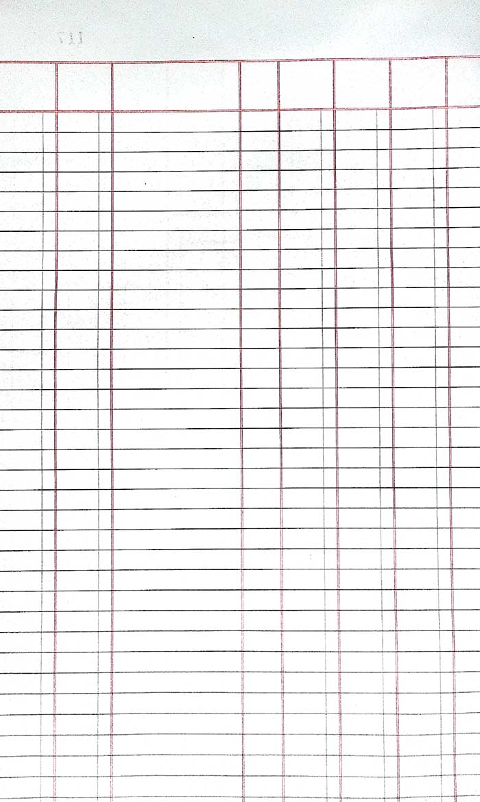 Petty Cash Aam 3 OB Register | Office Accounting Stationery Book
