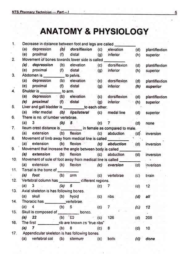 Pharmacy Technician MCQS Subjective + Objective Book by Dr. M Abuzar Multan Kitab Ghar