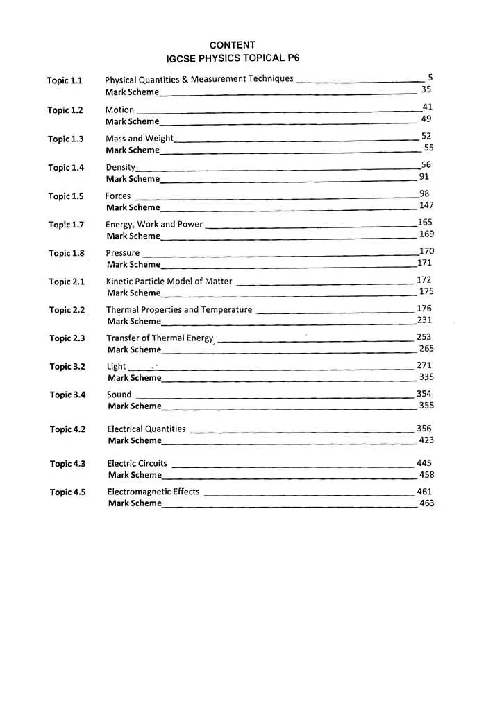 Physics IGCSE O Level 0625 P6 2023-2025 By Shahzad Zia Multan Kitab Ghar