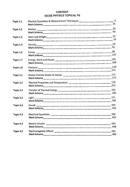 Physics IGCSE O Level 0625 P6 2023-2025 By Shahzad Zia Multan Kitab Ghar