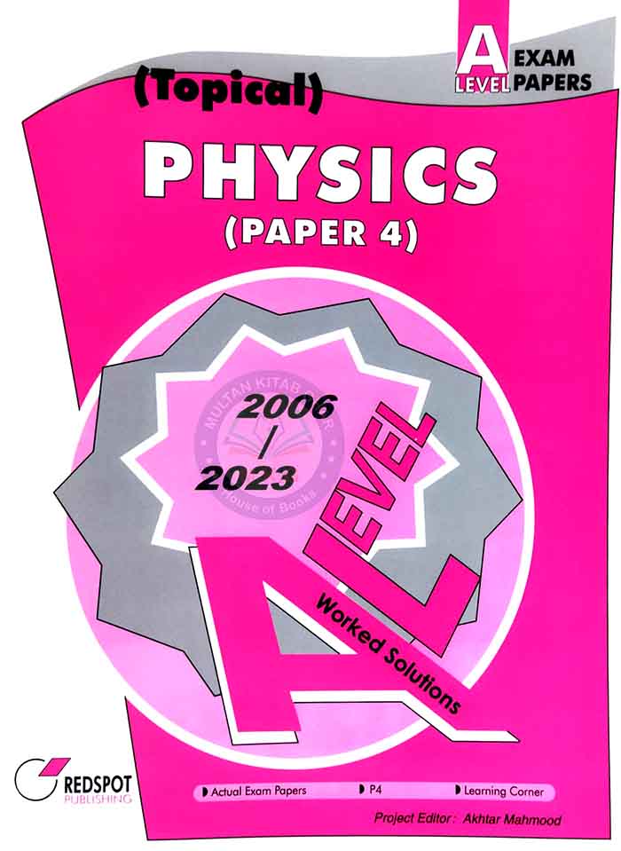 Topical Worked Solutions Physics Paper 4 For A Level Past Papers  By Redspot 