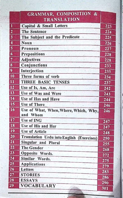 Pilot One Aina English Grammar & Translation Class 4 English Medium