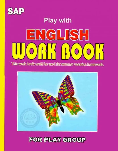 Play with English Work Book For Play Group SAP Multan Kitab Ghar