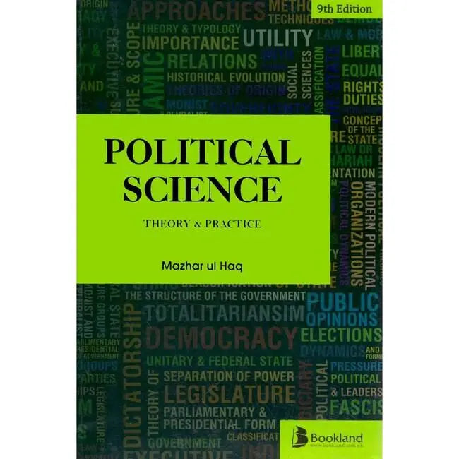 Political Science Theory and Practice Book 9th Edition By Mazhar-ul-Haq Multan Kitab Ghar