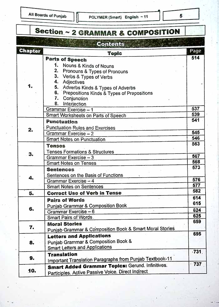 Polymer Concise English Class 11 – Complete Solution 2025, MKG