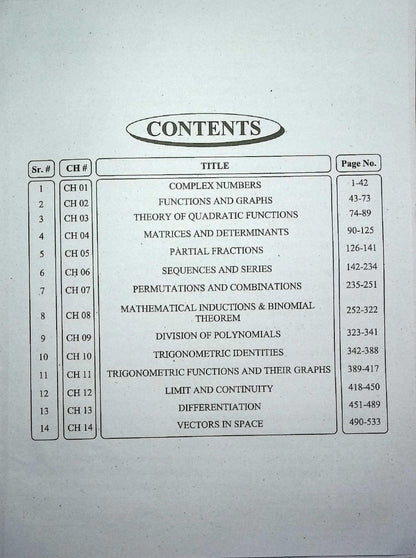 Polymer Smart Mathematics Class 11 (Chapters 1–14) by Prof. Nasir Ali