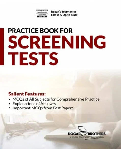 Practice Book for Screening Tests by Dogar Brothers – Latest Edition