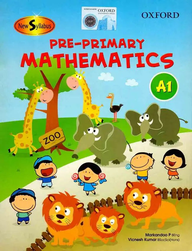 Pre Primary Mathematics A1 Book by Oxford University Press Multan Kitab Ghar