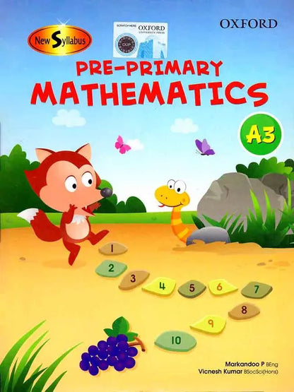 Pre Primary Mathematics A3 Book by Oxford University Press Multan Kitab Ghar