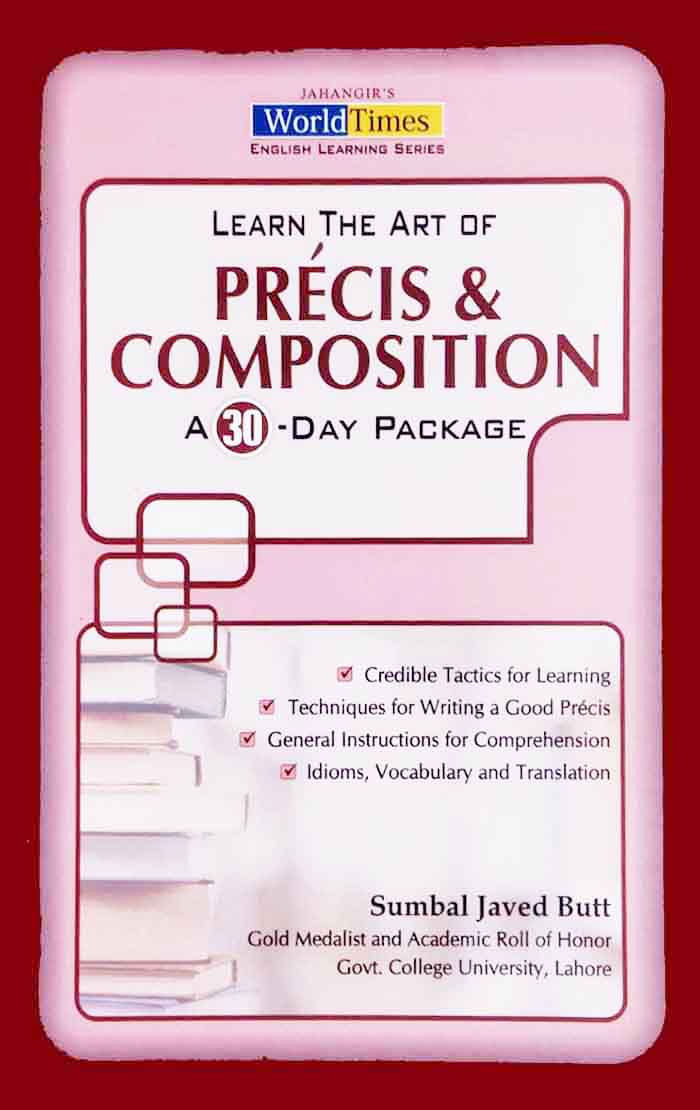 JWT Learn The Art of Precis & Composition  A (30) Day Package By Sumbal Javed Butt Multan Kitab Ghar